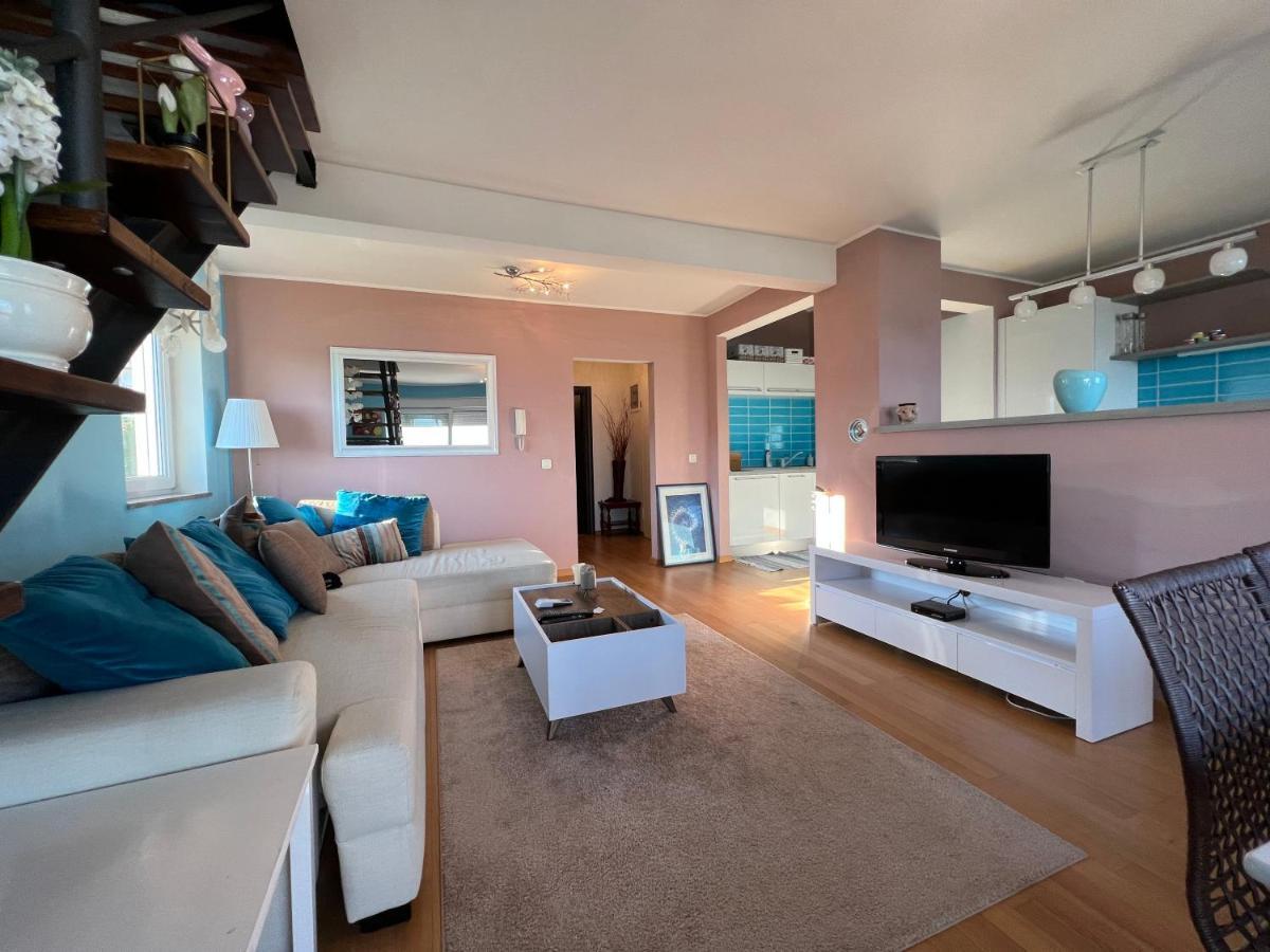 Panoramic Apartment Sea View And Pool Opatija Ičići Kültér fotó